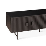 Verbania 98" Plasma Cabinet in Matte Black