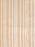 Striped in sand medium weight linen fabric (180 g/m2)