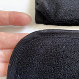 Bamboo Facial Washcloth 6 Piece Set - Black