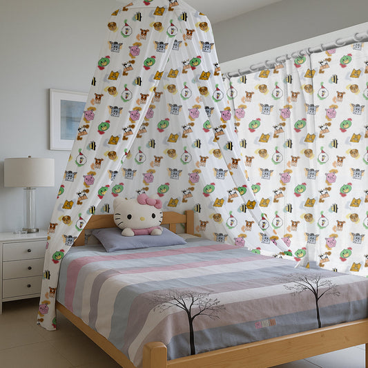 Farm Animals Printed Canopy