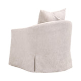 Faye Slipcover Swivel Club Chair