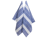 Blue Striped Linen Tea Towels