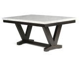 Finley 7 Piece Marble Top Dining (Table & 6 Side Chairs)