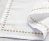 Gold napkins - White Napkins