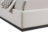 Flynn Linen Textured Wingback Bed - Luxurious Comfort and Contemporary Design for Your Bedroom Sanctuary