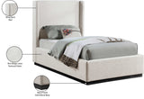 Flynn Linen Textured Wingback Bed - Luxurious Comfort and Contemporary Design for Your Bedroom Sanctuary