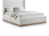 Flynn Linen Textured Wingback Bed - Luxurious Comfort and Contemporary Design for Your Bedroom Sanctuary