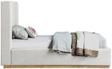 Flynn Linen Textured Wingback Bed - Luxurious Comfort and Contemporary Design for Your Bedroom Sanctuary