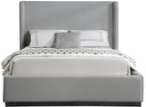 Flynn Linen Textured Wingback Bed - Luxurious Comfort and Contemporary Design for Your Bedroom Sanctuary