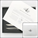 Forge de  Laguiole 6 Piece Steak Knife Set Bone Handle