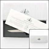 Forge de  Laguiole 6 Piece Steak Knife Set Pistachio Wood Satin Finish