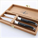 Forge de Laguiole Steak Knife Storage Box - Sapele Mahogany