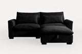 PERTH 86" Loveseat with 1 Ottoman