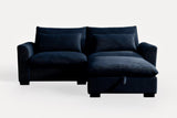 PERTH 86" Loveseat with 1 Ottoman