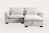 PERTH 86" Loveseat with 1 Ottoman