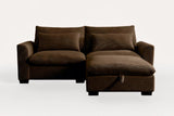 PERTH 86" Loveseat with 1 Ottoman