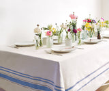 French Striped Tablecloth