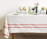 French Striped Tablecloth