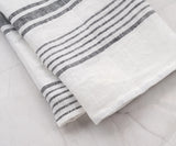 Striped Linen Tea Towels - Set of 2