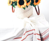 French Striped Tablecloth