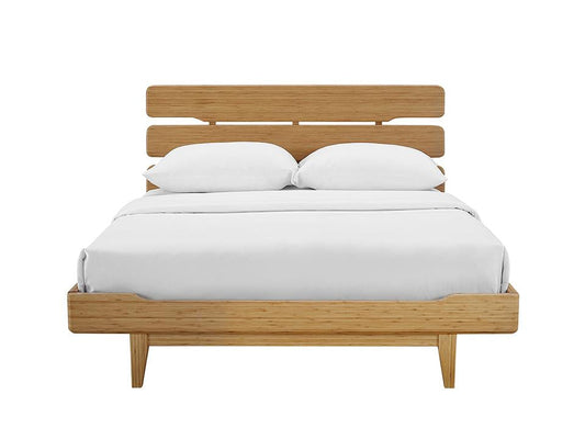 Currant Queen Platform Bed, Caramelized