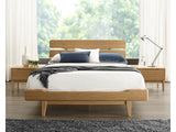 Currant Eastern King Platform Bed, Caramelized