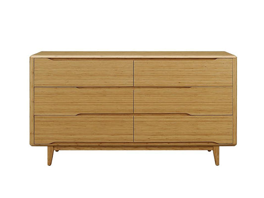 Currant Six Drawer Double Dresser, Caramelized