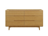 Currant Six Drawer Double Dresser, Caramelized