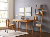 Currant Leaning Bookshelf, Caramelized