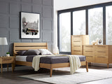 Sienna Eastern King Platform Bed, Caramelized