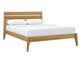 Sienna Eastern King Platform Bed, Caramelized
