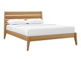 Sienna Eastern King Platform Bed, Caramelized