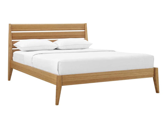 Sienna Queen Platform Bed, Caramelized