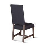 Darcy 21" Upholstered Dining Chair in Dark Gray Linen