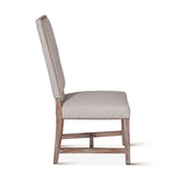 Darcy 21" Upholstered Dining Chair in Greige Linen