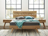 Azara Queen Platform Bed, Caramelized