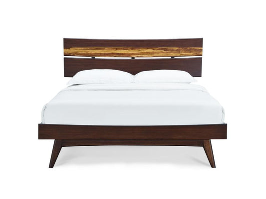 Azara Queen Platform Bed, Sable