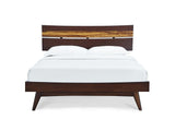 Azara Queen Platform Bed, Sable