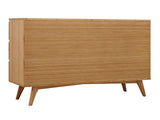 Azara Six Drawer Double Dresser, Caramelized