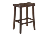 Tulip Counter Height Stool, Black Walnut, (Set of 2)