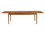 Erikka 110" Double-Leaves Extension Dining Table, Amber