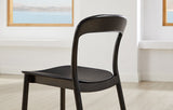 Hanna Chair Bamboo seat, Caviar