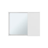Lagoa Mirror and One Door Medicine Cabinet, Wall-Mounted Bathroom Storage Cabinet with Reflective Mirror for Bathroom or Bedroom