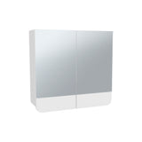 Luv Mirror Medicine Cabinet with Interior Shelves, Modern Bathroom Storage Solution and Organizer, Stylish Wall-Mounted Cabinet for Toiletries, Medications, and Cosmetics, Sleek Design with White Finish