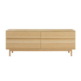 Monterey 4 Drawer Double Dresser, Wheat