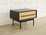 Santa Cruz 1 Drawer Nightstand, Wheat