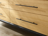Santa Cruz 4 Drawer Double Dresser, Wheat