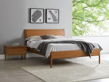 Ventura Cal King Platform Bed, Amber