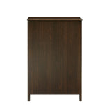 Weston Five Drawer Chest, Black Walnut