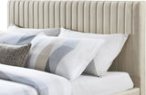 Gallo Vegan Leather Bed - Luxurious Comfort with Deep Tufting and Sleek Metal Legs for Modern Elegance